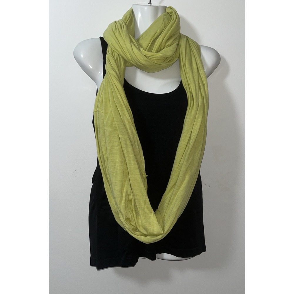 Chaser Infiniti Scarf Solid Green Tencel Lyocell Super Soft Eco Friendly Chic